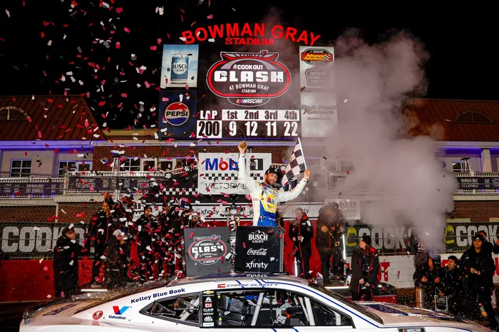 Race winner Chase Elliott, Hendrick Motorsports Chevrolet