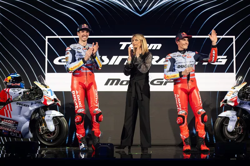 Álex Márquez, Gresini Racing, et Marc Márquez, Gresini Racing