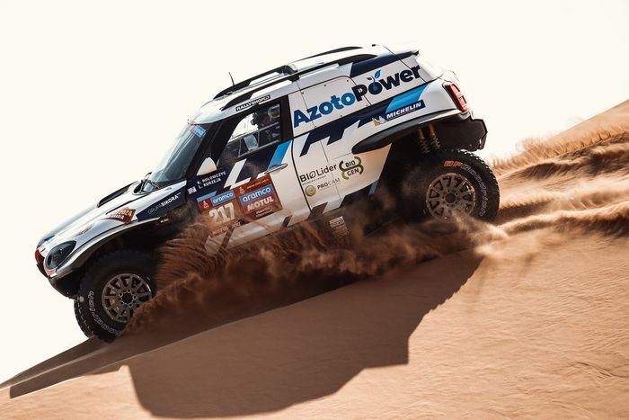 #217 X-raid Mini JCW Team Mini John Cooper Works Rally Plus: Krzysztof Hołowczyc, Łukasz Kurzeja