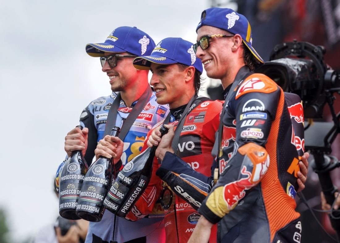 Pedro Acosta, Red Bull KTM Factory Racing, Alex Marquez, Gresini Racing, Marc Marquez, Ducati Team