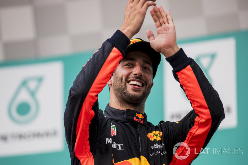 third place Daniel Ricciardo, Red Bull Racing