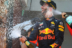 Podium : le troisième, Daniel Ricciardo, Red Bull Racing