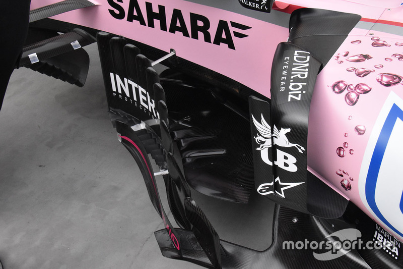 Force India VJM10 side detail