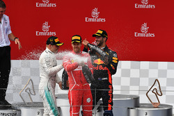 Sebastian Vettel, Ferrari, Valtteri Bottas, Mercedes AMG F1, Daniel Ricciardo, Red Bull Racing celeb
