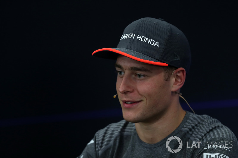 Stoffel Vandoorne, McLaren in the Press Conference