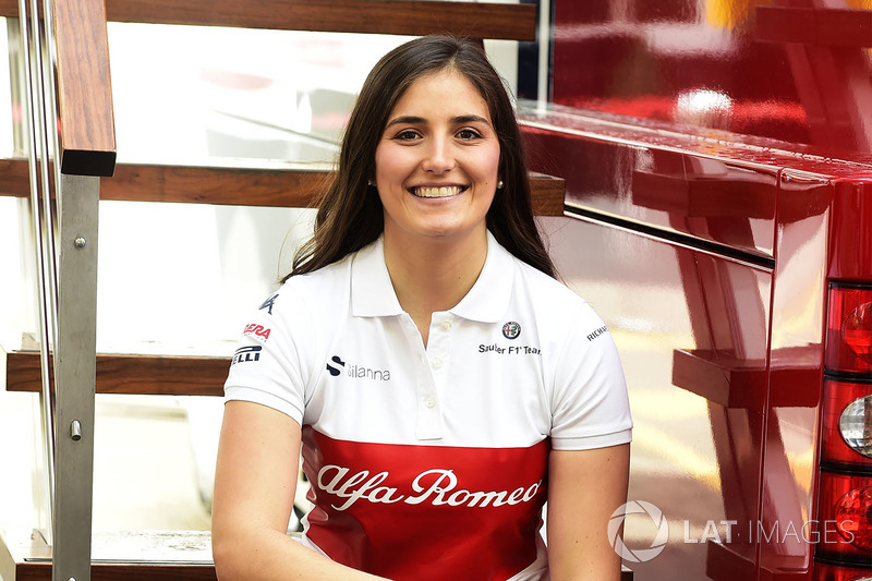 Tatiana Calderon, Alfa Romeo Sauber F1 Team Test Driver