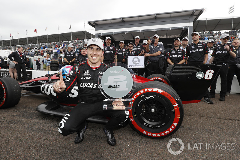 Polesitter Robert Wickens, Schmidt Peterson Motorsports Honda