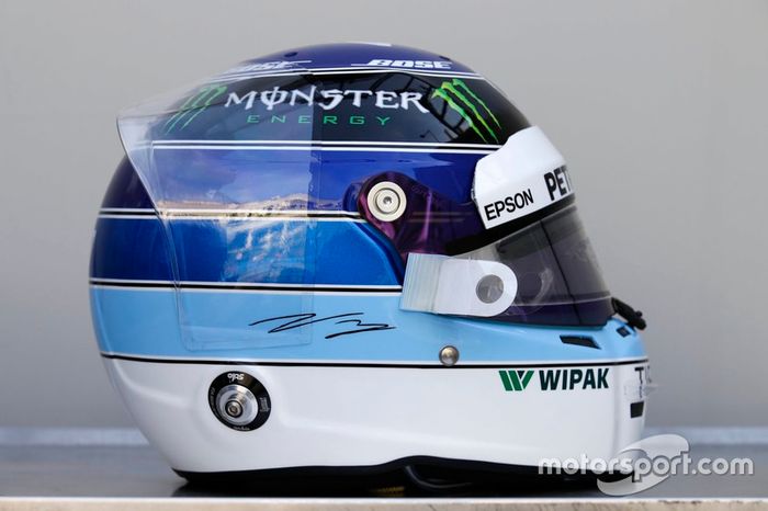 Casco especial para el GP de Mónaco de Valtteri Bottas, Mercedes-AMG F1