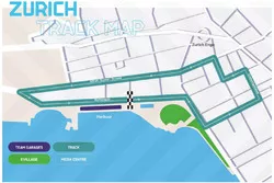 Layout del tracciato dell'ePrix di Zurigo