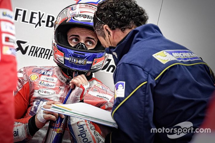 Andrea Dovizioso, Ducati Team, Ingeniero de Michelin