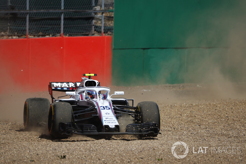 Sergey Sirotkin, Williams FW41, melintir