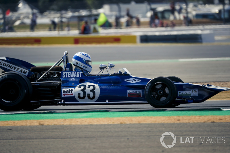 Tyrrell 005 en el desfile del 70 aniversario de Silverstone