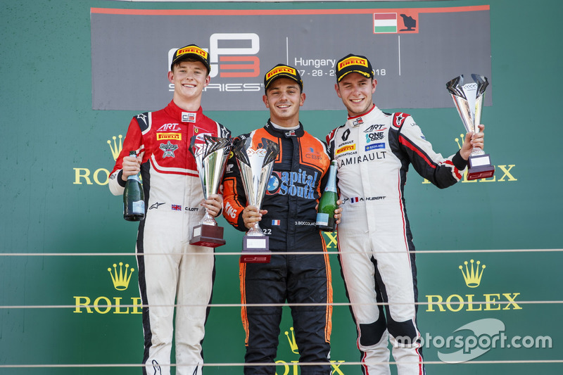 Ilott, Boccolacci et Hubert sur le podium