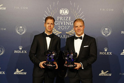 Sebastian Vettel e Valterri Bottas