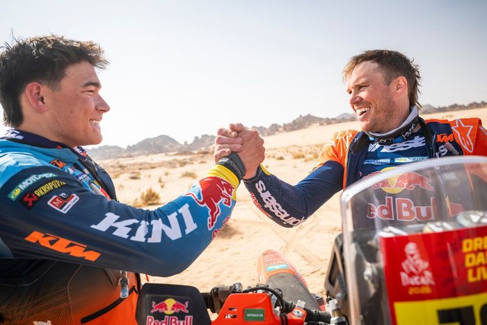 #1 Red Bull KTM Factory Racing KTM: Daniel Sanders, #73 Red Bull KTM Factory Racing KTM: Edgar Canet