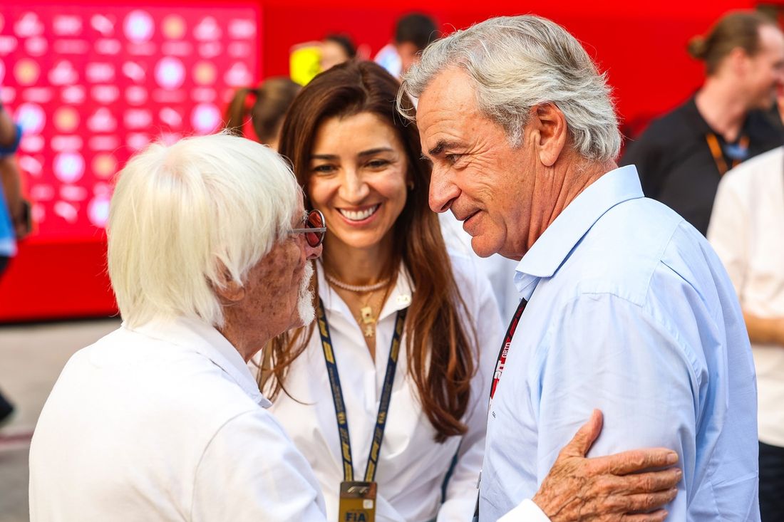 Bernie Ecclestone, Carlos Sainz, Williams