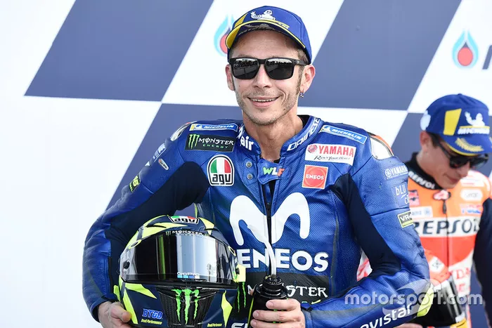 Valentino Rossi, Yamaha Factory Racing, secondo qualificato