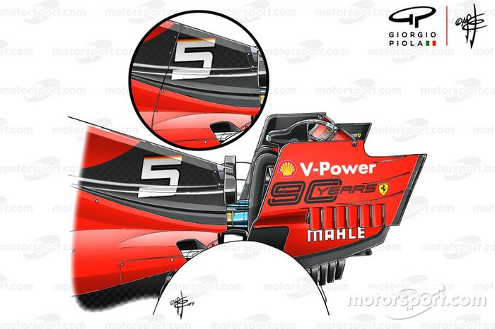 Ferrari SF90, cofano motore