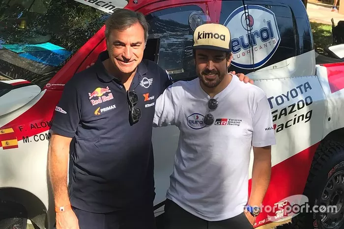 Fernando Alonso, Toyota Gazoo Racing con Carlos Sainz, MINI X-Raid