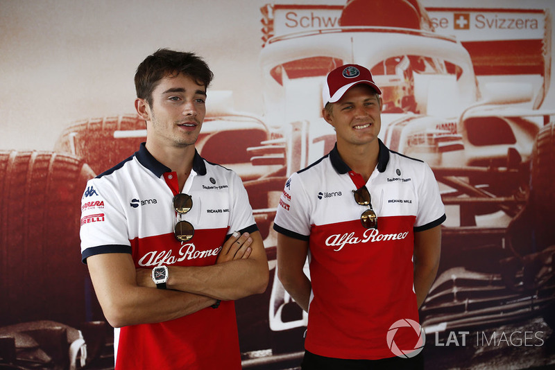 Charles Leclerc, Sauber y Marcus Ericsson, Sauber