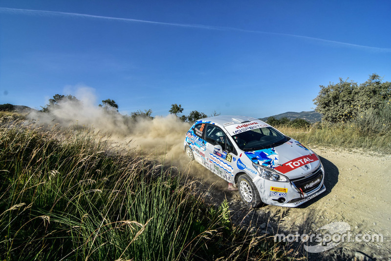 Andrea Mazzocchi, Silvia Gallotti, Peugeot 208 R2B, Leonessa Corse