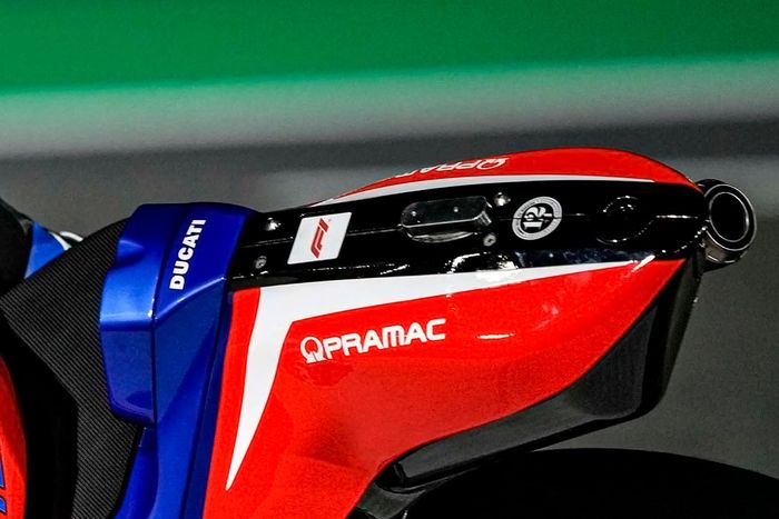 Pramac Racing F1 logo detail