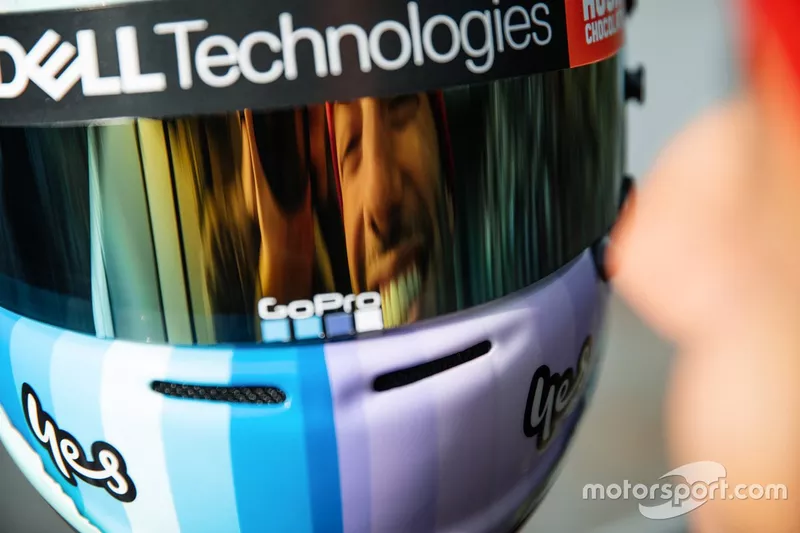 Le nouveau casque de Daniel Ricciardo, McLaren
