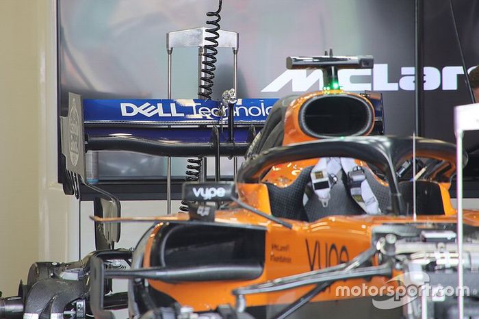 Detalle técnico del coche de McLaren