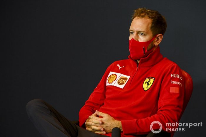 Sebastian Vettel, Ferrari in conferenza stampa