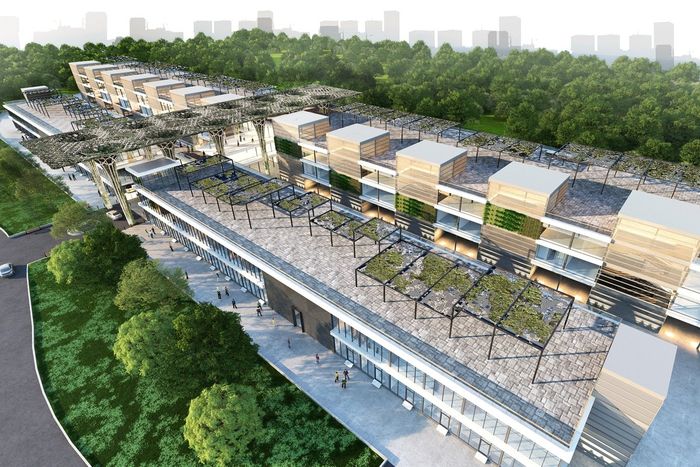 Instalaciones de los equipos para el Gran Premio de Arabia Saudí