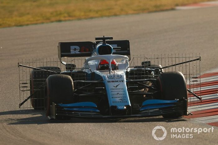 Robert Kubica, Williams FW42, con sensores aerodinámicos