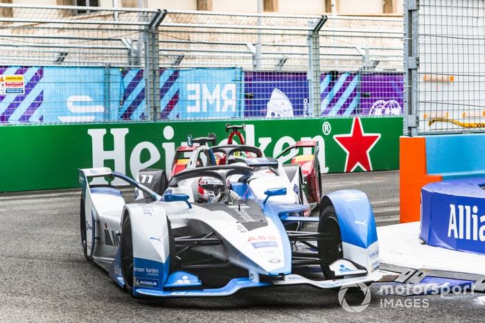 Antonio Felix da Costa, BMW I Andretti Motorsports, BMW iFE.18, Lucas Di Grassi, Audi Sport ABT Schaeffler, Audi e-tron FE05 