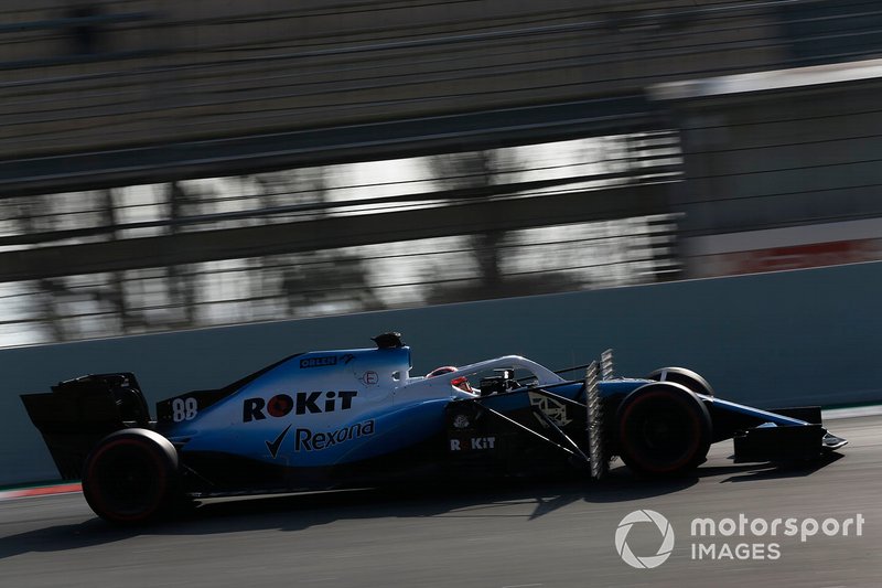 Роберт Кубіца на боліді Williams FW42 з аеросенсорами