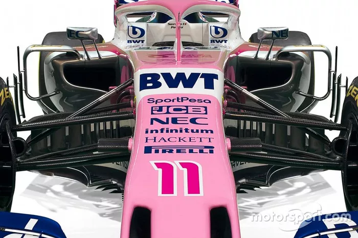 Détail de la livrée Racing Point 