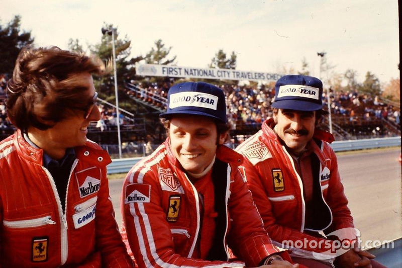Luca Cordero di Montezemolo, Niki Lauda e Clay Regazzoni
