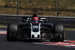 Santino Ferrucci, Haas F1 Team VF-17 se trompea