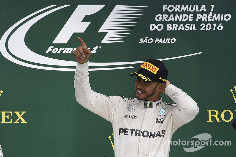 Lewis Hamilton, ganador del GP de Brasil 2016