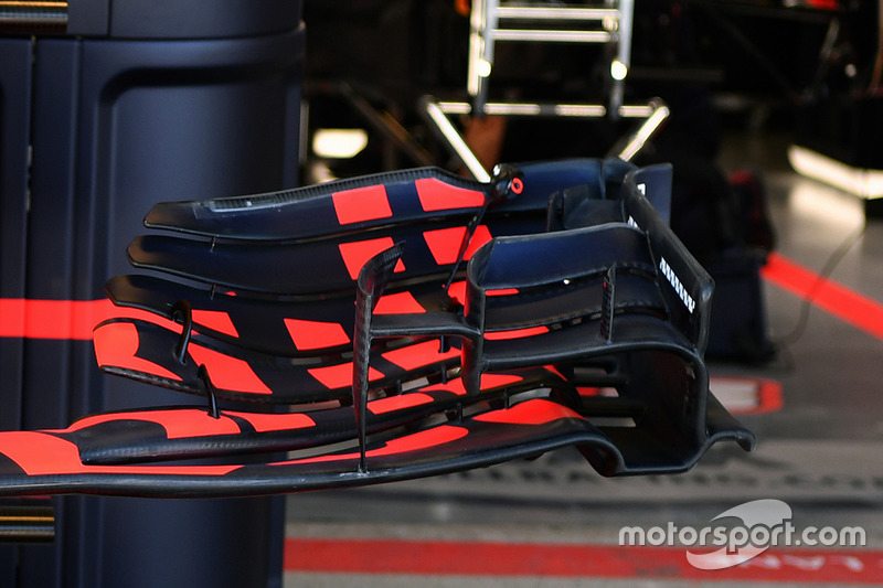 Red Bull Racing RB13 detalle de ala delantera