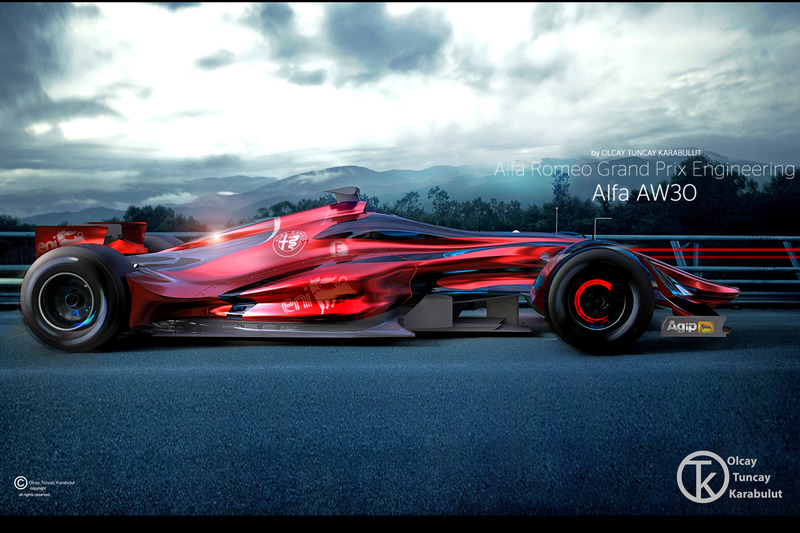 Onafhankelijk Alfa Romeo Formule 1-ontwerp