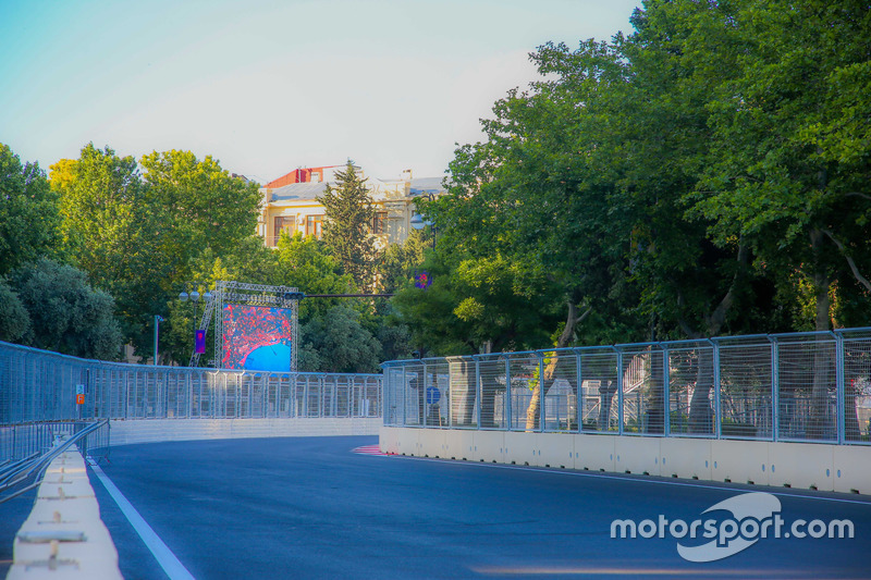 Baku, la curva 19 del circuito cittadino