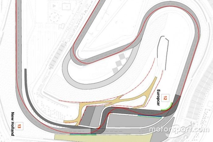 La trayectoria Fórmula 1 para el gran premio de Catalunya MotoGP