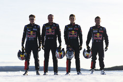 Sebastien Loeb, Kevin Hansen, Timmy Hansen und Davy Jeanney