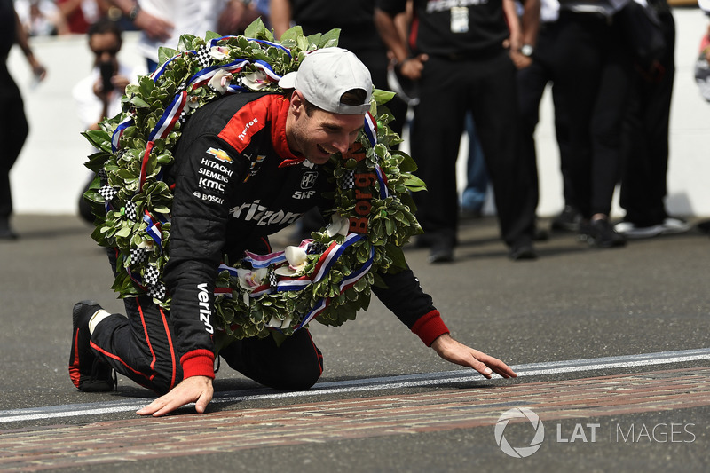 Will Power, Team Penske Chevrolet celebra la victoria