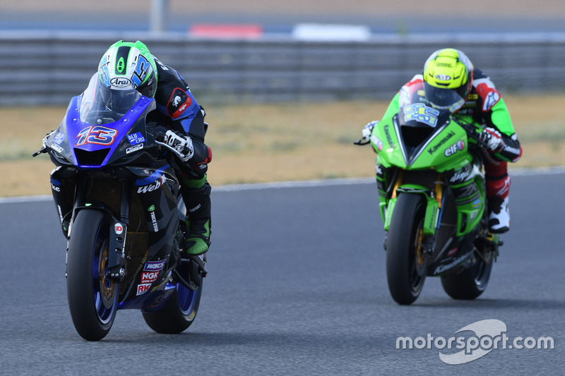 SS600: Anthony West, Webike IKAZUCHI Racing dan Azlan Shah, Manual Tech KYT Kawasaki Racing