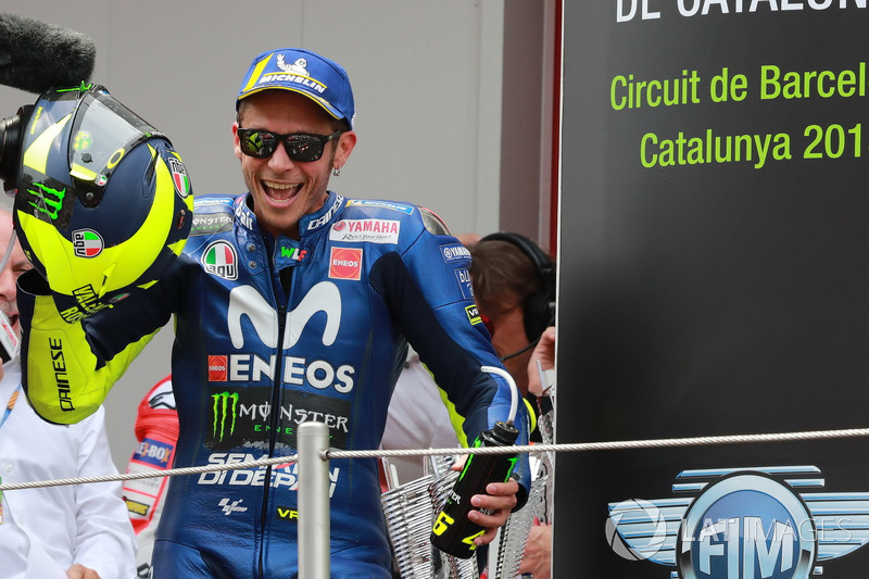 Podio: Valentino Rossi, Yamaha Factory Racing