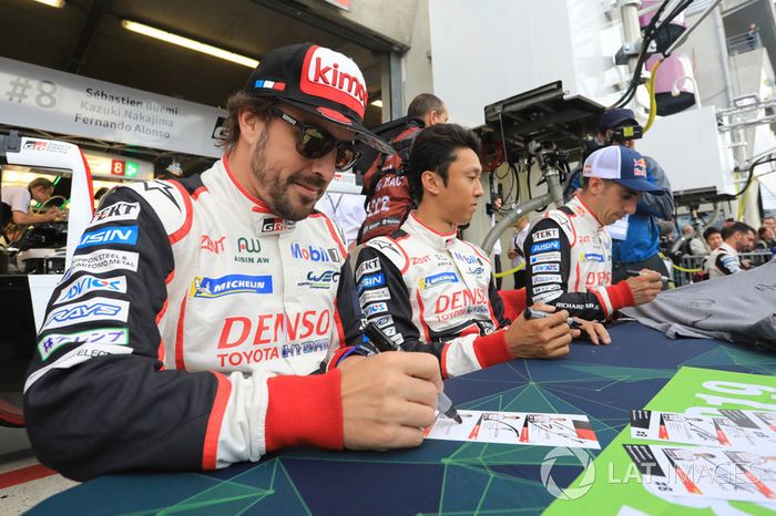 #8 Toyota Gazoo Racing Toyota TS050: Sébastien Buemi, Kazuki Nakajima, Fernando Alonso