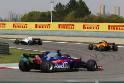 Sergey Sirotkin, Williams FW41 Mercedes, Stoffel Vandoorne, McLaren MCL33 Renault, et Brendon Hartley, Toro Rosso STR13 Honda