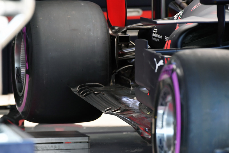 Red Bull Racing RB14 vloer