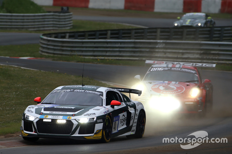 #41 Phoenix Racing Audi R8 LMS GT4: Milan Dontje, Nicolaj Möller Madsen, Xiaole He