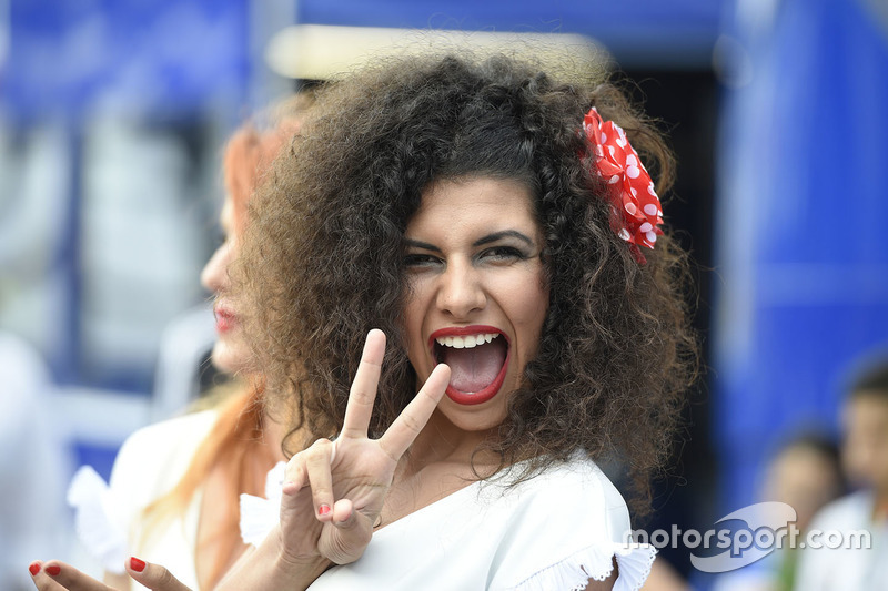 Lovely Red Bull girl